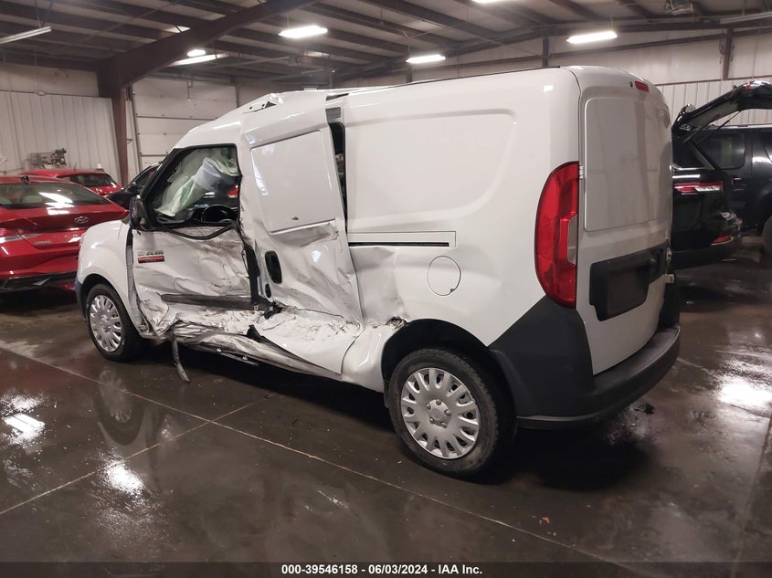 2017 Ram Promaster City Tradesman VIN: ZFBERFAB5H6F42773 Lot: 39546158