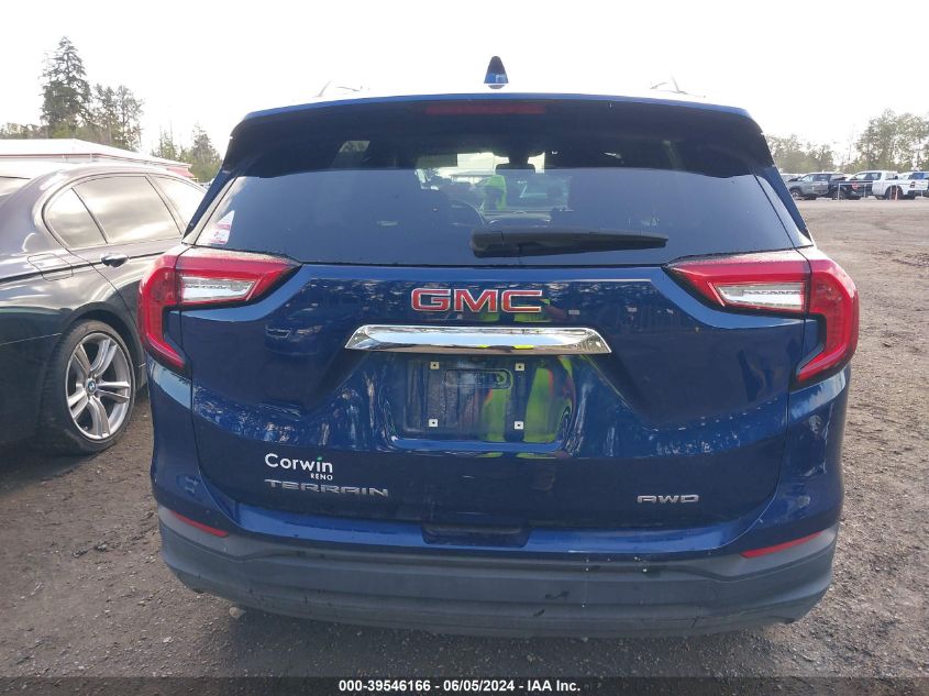 2022 GMC Terrain Awd Sle VIN: 3GKALTEV3NL265169 Lot: 39546166