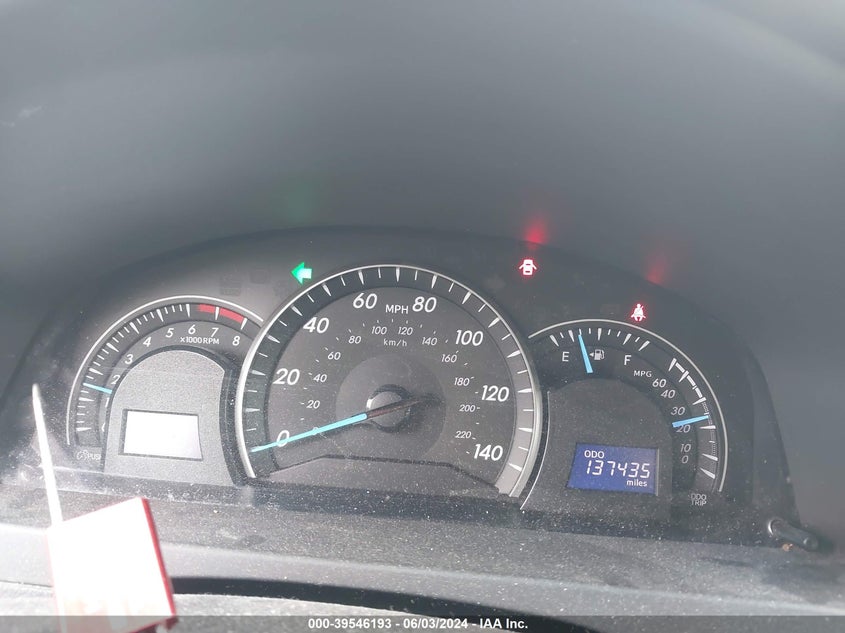 2012 Toyota Camry Le VIN: 4T1BF1FK0CU041453 Lot: 39546193