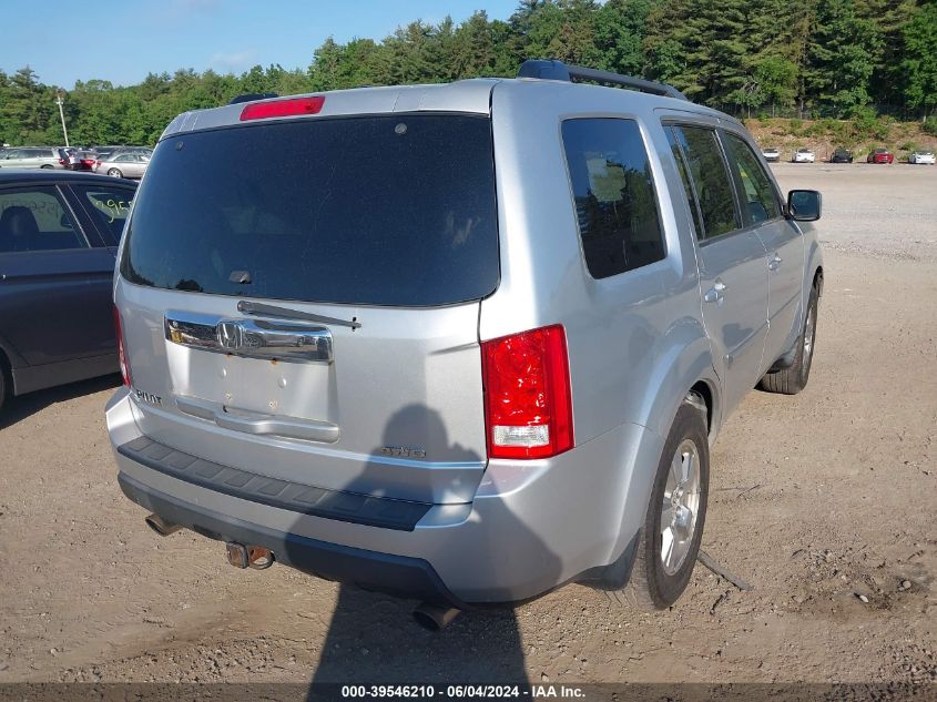 2011 Honda Pilot Ex-L VIN: 5FNYF4H52BB020943 Lot: 39546210