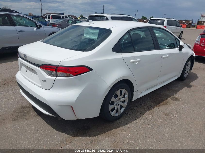 2022 Toyota Corolla Le VIN: 5YFEPMAE3NP313947 Lot: 39546236