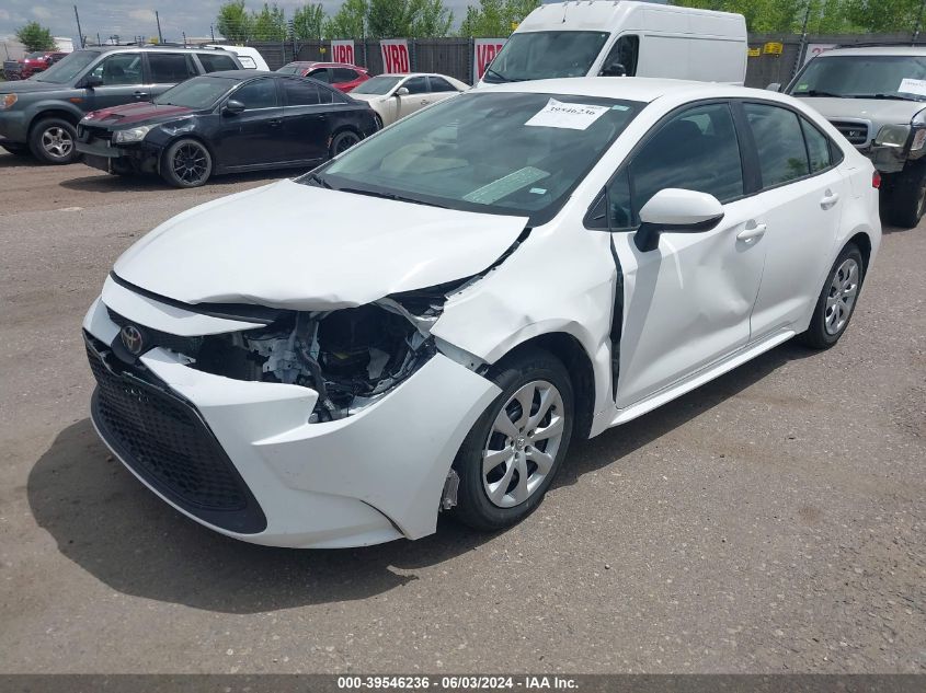 2022 TOYOTA COROLLA LE - 5YFEPMAE3NP313947