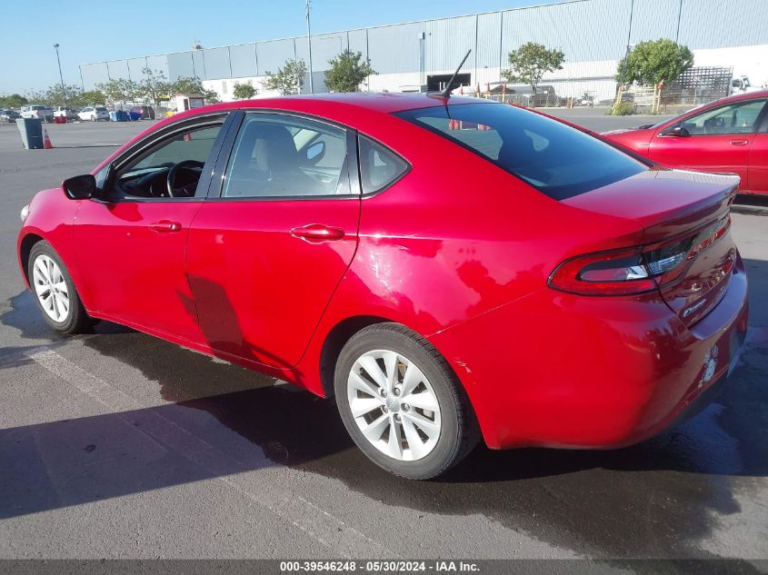 2014 Dodge Dart Aero VIN: 1C3CDFDH7ED860793 Lot: 39546248