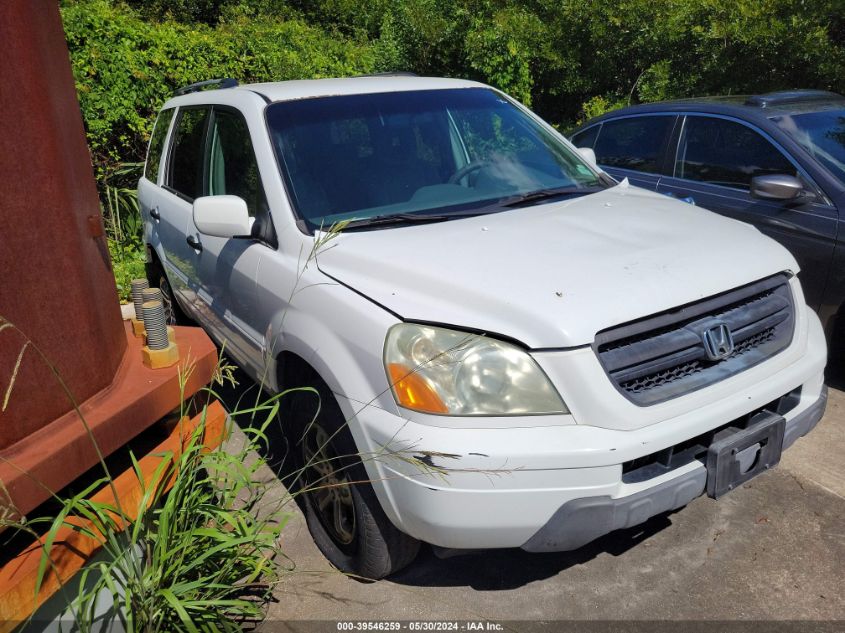 2004 Honda Pilot Ex VIN: 2HKYF18404H549771 Lot: 40340800