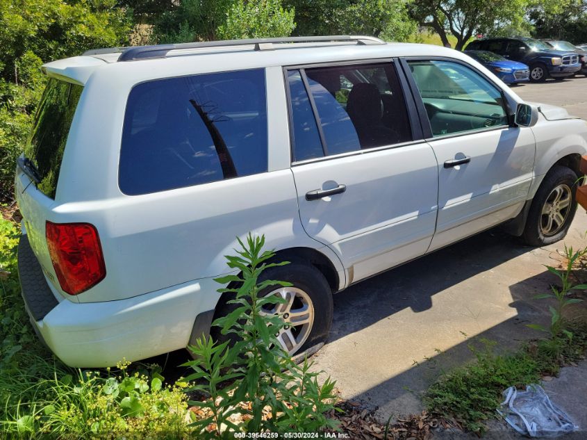 2004 Honda Pilot Ex VIN: 2HKYF18404H549771 Lot: 40340800