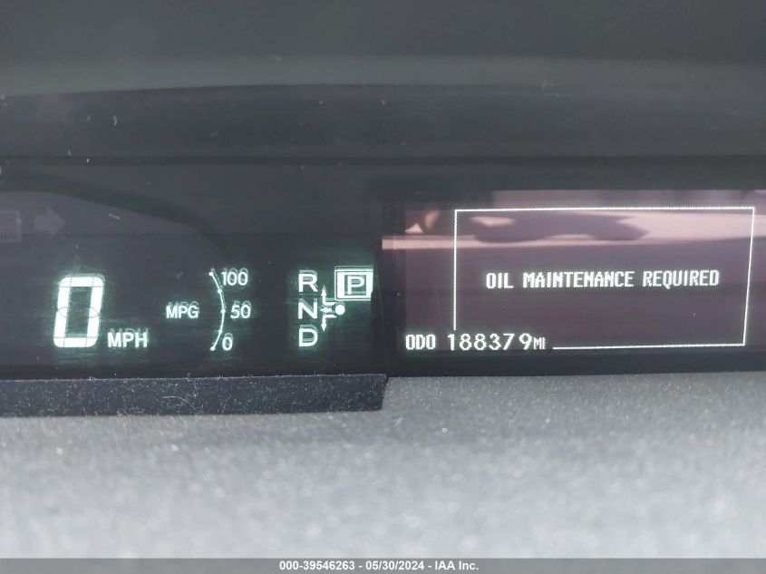 2010 Toyota Prius Ii VIN: JTDKN3DU9A0073040 Lot: 39546263