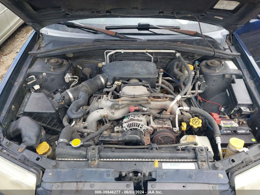 2006 Subaru Forester 2.5X VIN: JF1SG65656H716221 Lot: 39546277