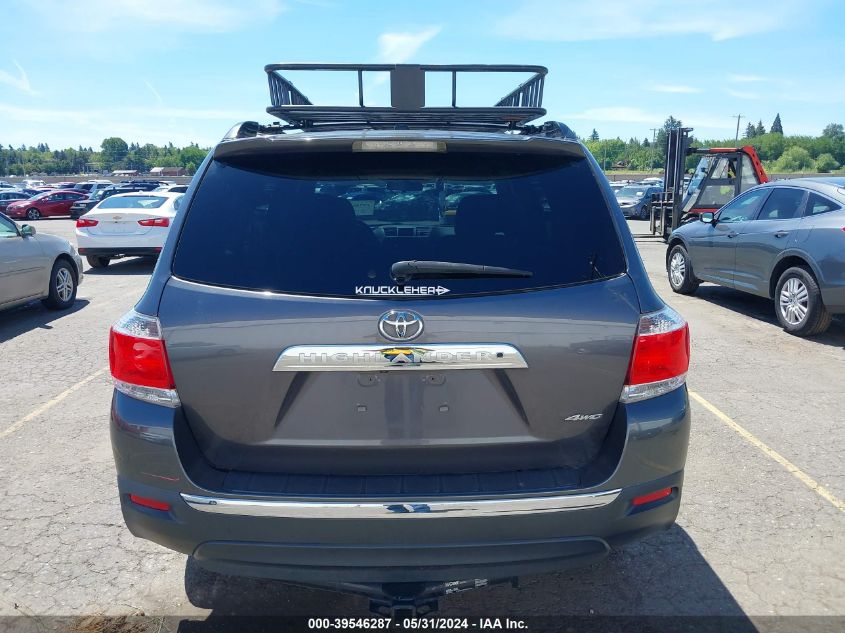 2012 Toyota Highlander Base V6 VIN: 5TDBK3EH0CS130462 Lot: 39546287
