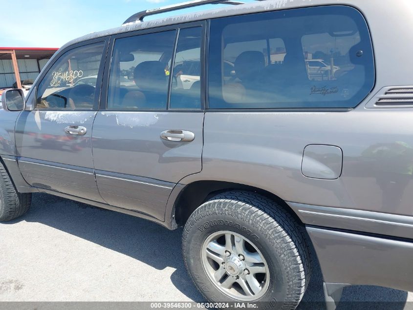 2000 Lexus Lx 470 470 VIN: JT6HT00W4Y0110678 Lot: 39546300