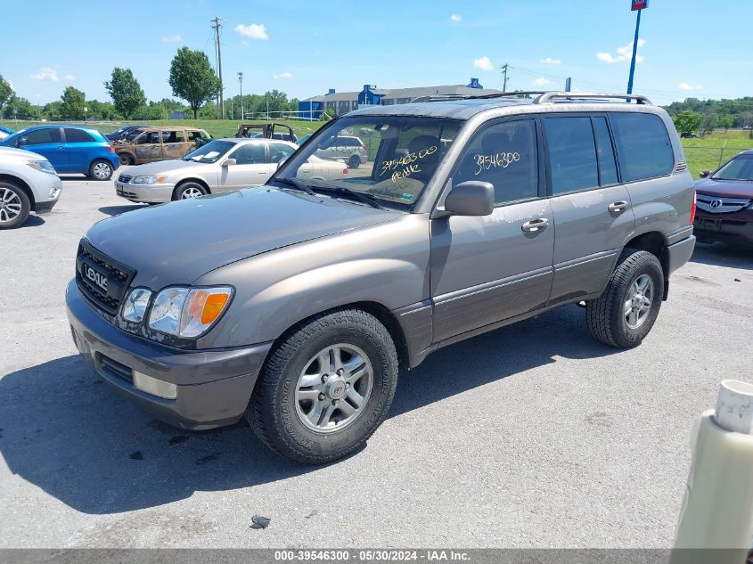 2000 Lexus Lx 470 470 VIN: JT6HT00W4Y0110678 Lot: 39546300