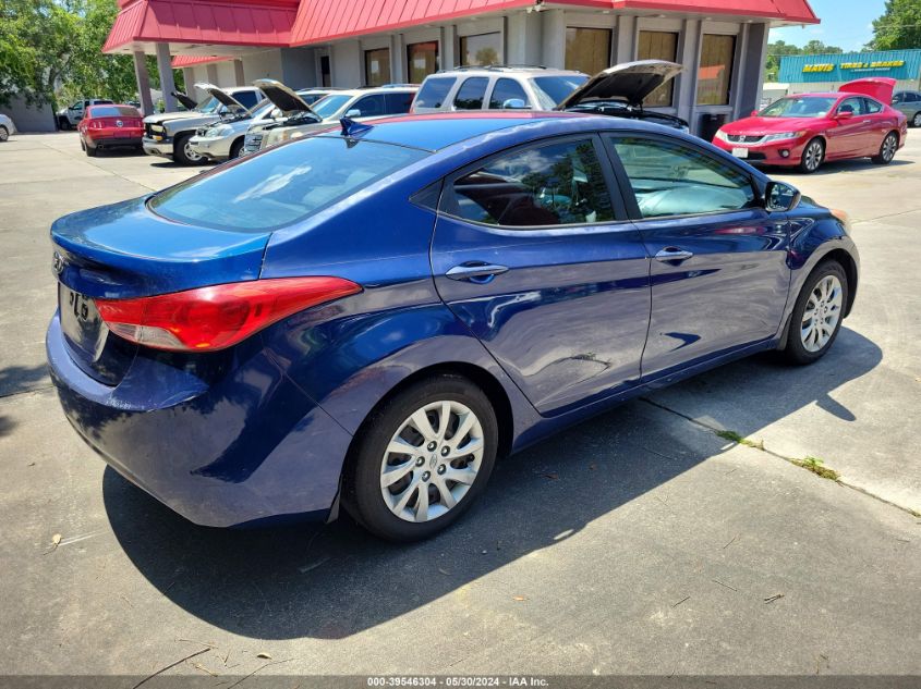 2013 Hyundai Elantra VIN: KMHDH4AE1DU594538 Lot: 39546304