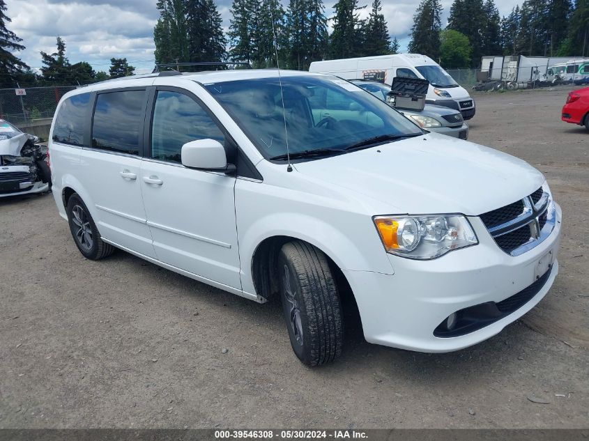 2017 Dodge Grand Caravan Sxt VIN: 2C4RDGCG1HR596377 Lot: 39546308