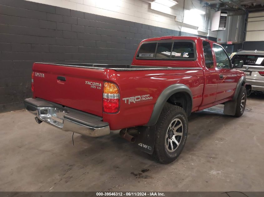 2004 Toyota Tacoma Base V6 VIN: 5TEWN72N24Z326496 Lot: 39546312