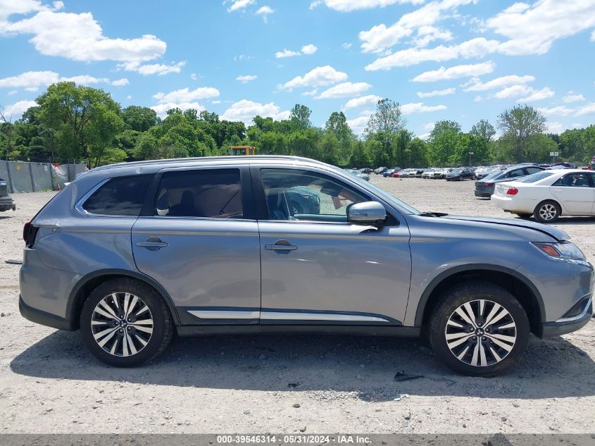 2019 Mitsubishi Outlander Sel VIN: JA4AZ3A36KZ006205 Lot: 39546314