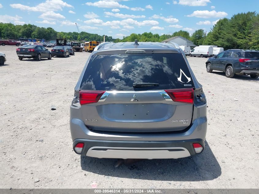 2019 Mitsubishi Outlander Sel VIN: JA4AZ3A36KZ006205 Lot: 39546314