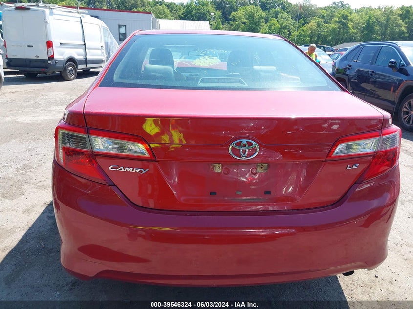 2013 Toyota Camry Le VIN: 4T4BF1FK8DR332693 Lot: 39546324