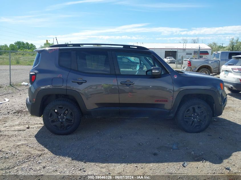 2018 Jeep Renegade Trailhawk 4X4 VIN: ZACCJBCB8JPH41608 Lot: 39546326