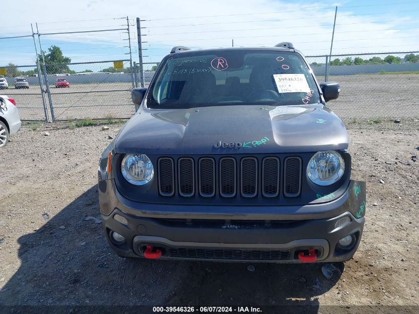 2018 Jeep Renegade Trailhawk 4X4 VIN: ZACCJBCB8JPH41608 Lot: 39546326