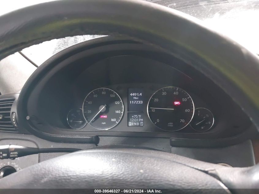 2005 Mercedes-Benz C 320 Luxury 4Matic VIN: WDBRF84J15F685815 Lot: 39546327