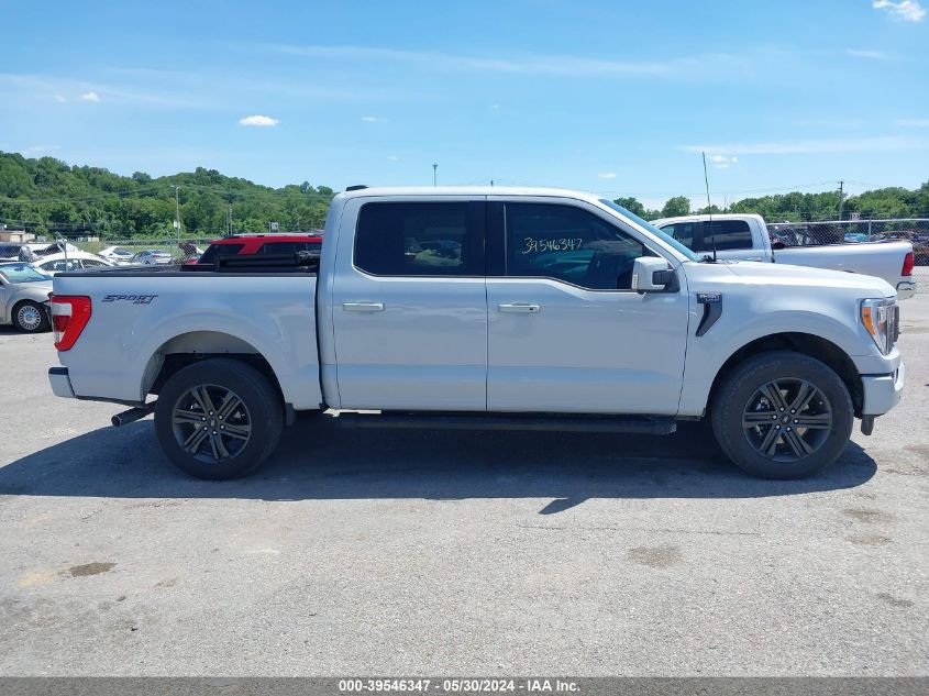 2022 Ford F-150 Lariat VIN: 1FTFW1E53NKD39415 Lot: 39546347