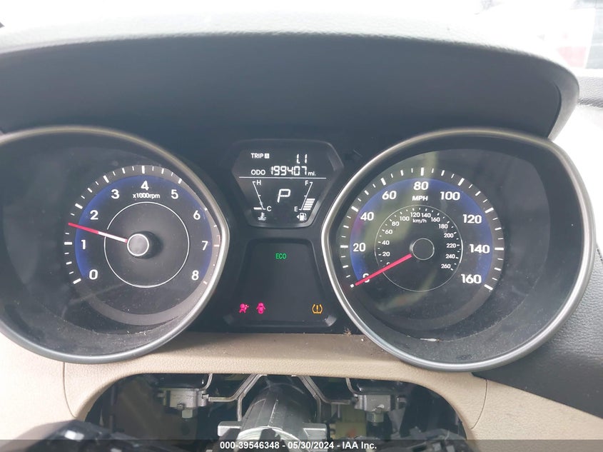 2012 Hyundai Elantra Gls VIN: 5NPDH4AE5CH093164 Lot: 39546348