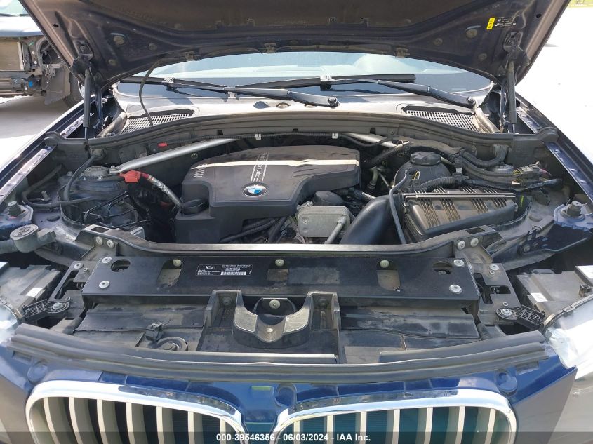 2013 BMW X3 xDrive28I VIN: 5UXWX9C56D0D04118 Lot: 39546356