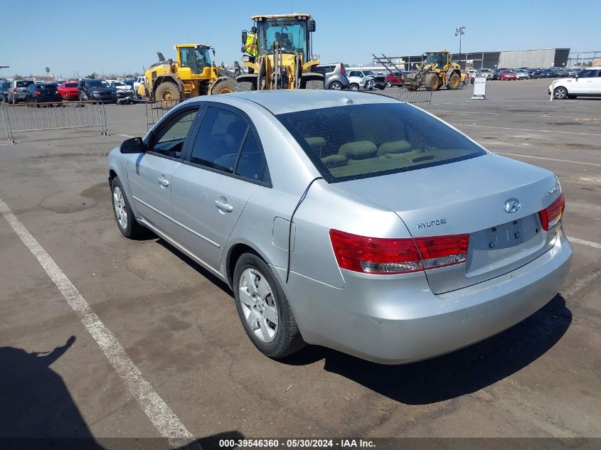 2008 Hyundai Sonata Gls VIN: 5NPET46C28H376235 Lot: 39546360