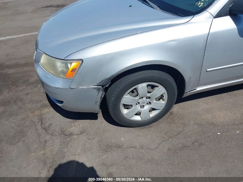 2008 Hyundai Sonata Gls VIN: 5NPET46C28H376235 Lot: 39546360