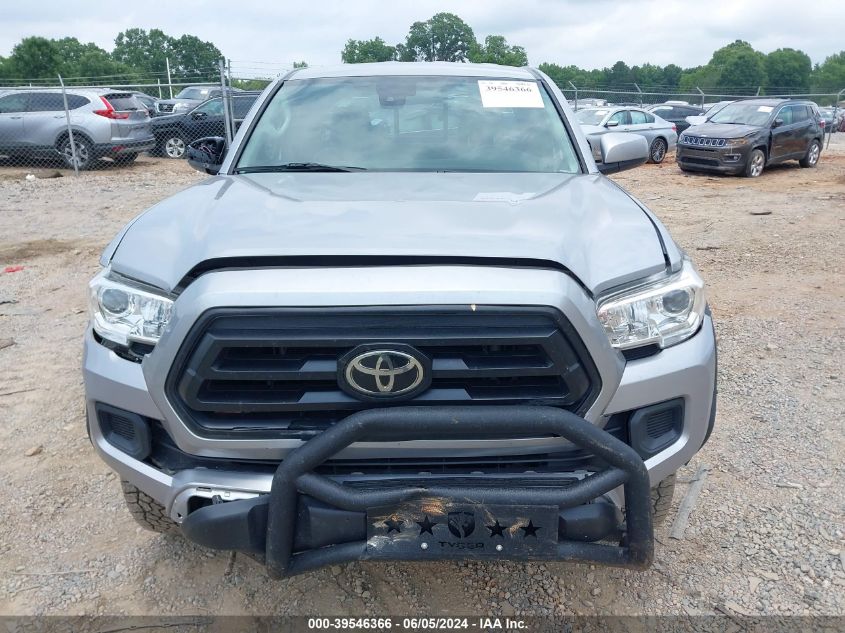 2020 Toyota Tacoma Sr VIN: 3TYSX5EN3LT002689 Lot: 39546366