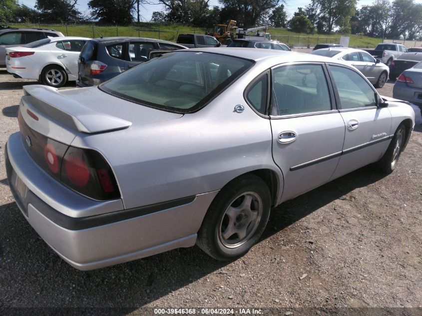 2002 Chevrolet Impala Ls VIN: 2G1WH55K629175865 Lot: 39546368