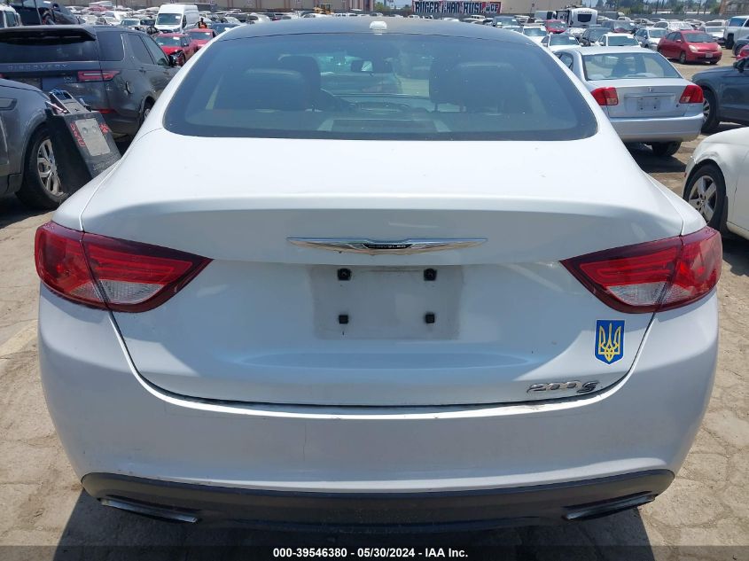 2015 Chrysler 200 S VIN: 1C3CCCBB7FN662985 Lot: 39546380