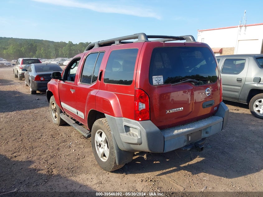 2005 Nissan Xterra Se VIN: 5N1AN08W25C629839 Lot: 39546392