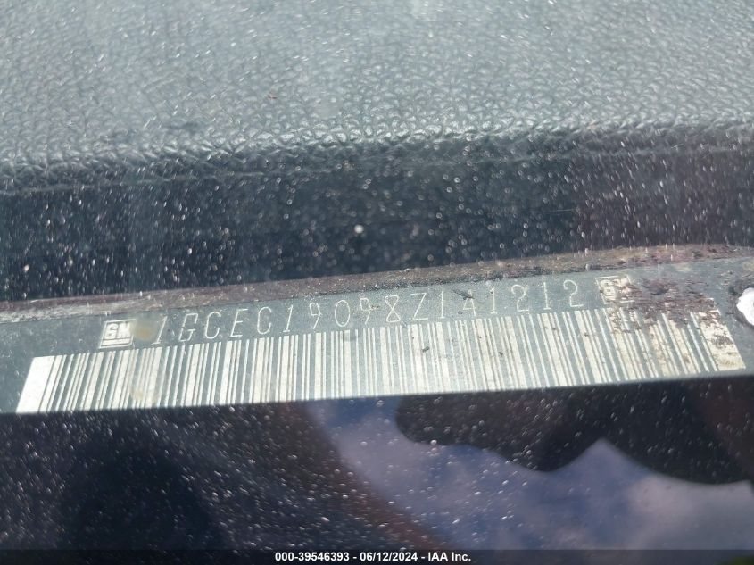 2008 Chevrolet Silverado 1500 Lt1 VIN: 1GCEC19098Z141212 Lot: 39546393