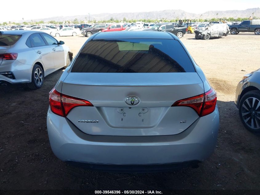 2018 Toyota Corolla Le VIN: 2T1BURHE0JC983531 Lot: 39546396