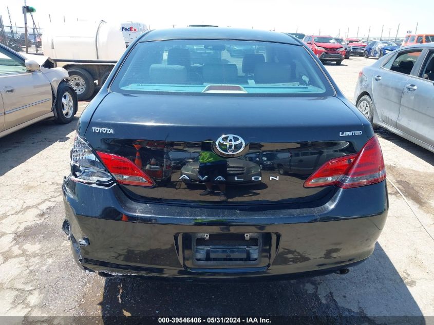 2008 Toyota Avalon Limited VIN: 4T1BK36B08U262338 Lot: 39546406