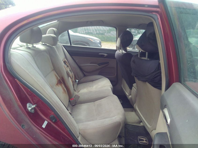 2010 Honda Civic Lx VIN: 2HGFA1F52AH548354 Lot: 39546413