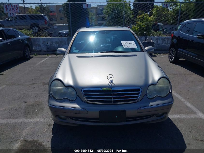 2003 Mercedes-Benz C 230 Kompressor Sport VIN: WDBRF40J83F423608 Lot: 39546421