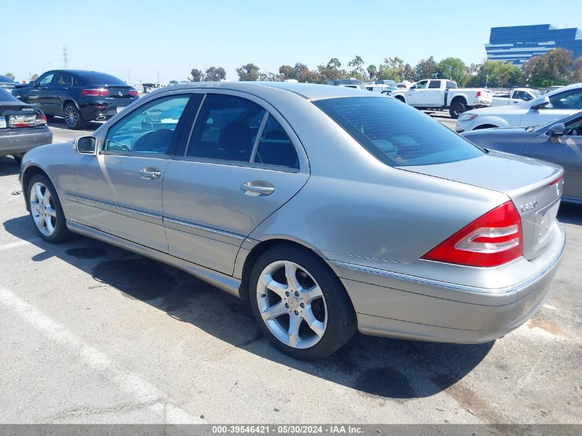 2003 Mercedes-Benz C 230 Kompressor Sport VIN: WDBRF40J83F423608 Lot: 39546421