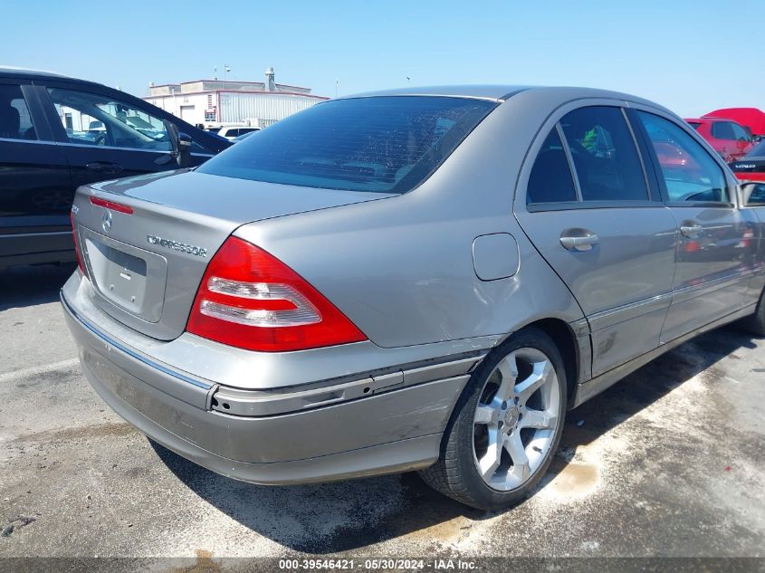 2003 Mercedes-Benz C 230 Kompressor Sport VIN: WDBRF40J83F423608 Lot: 39546421