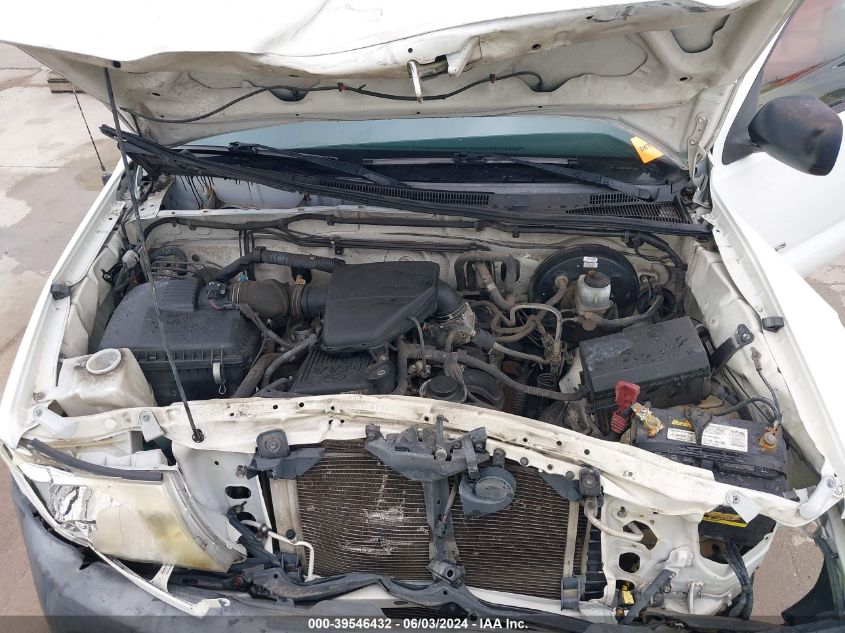 2010 Toyota Tacoma VIN: 5TENX4CN0AZ705821 Lot: 39546432