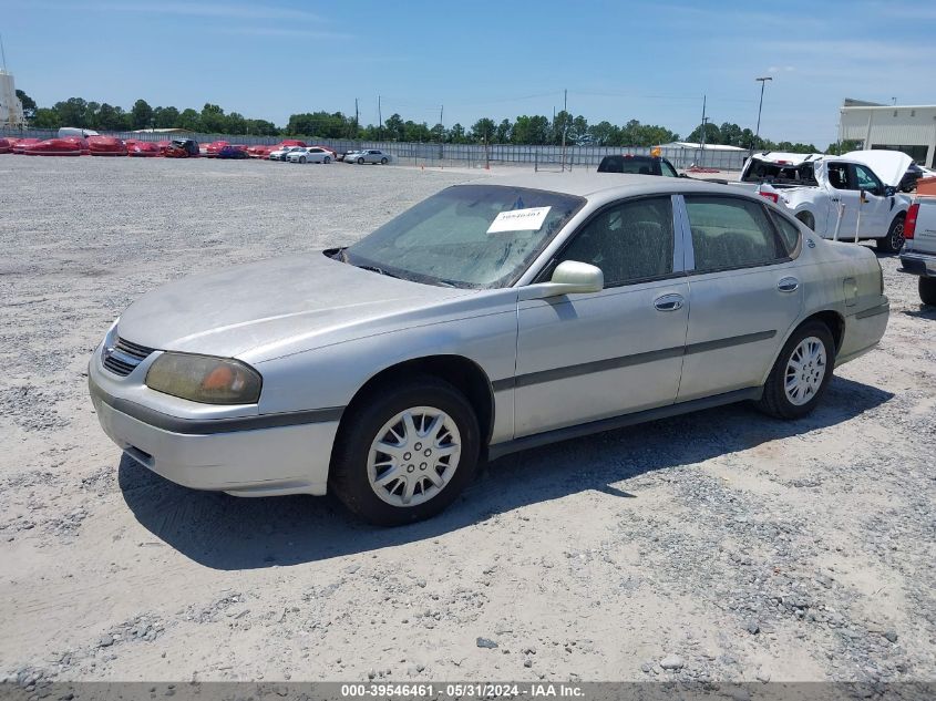 2001 Chevrolet Impala VIN: 2G1WF52E319331556 Lot: 39546461