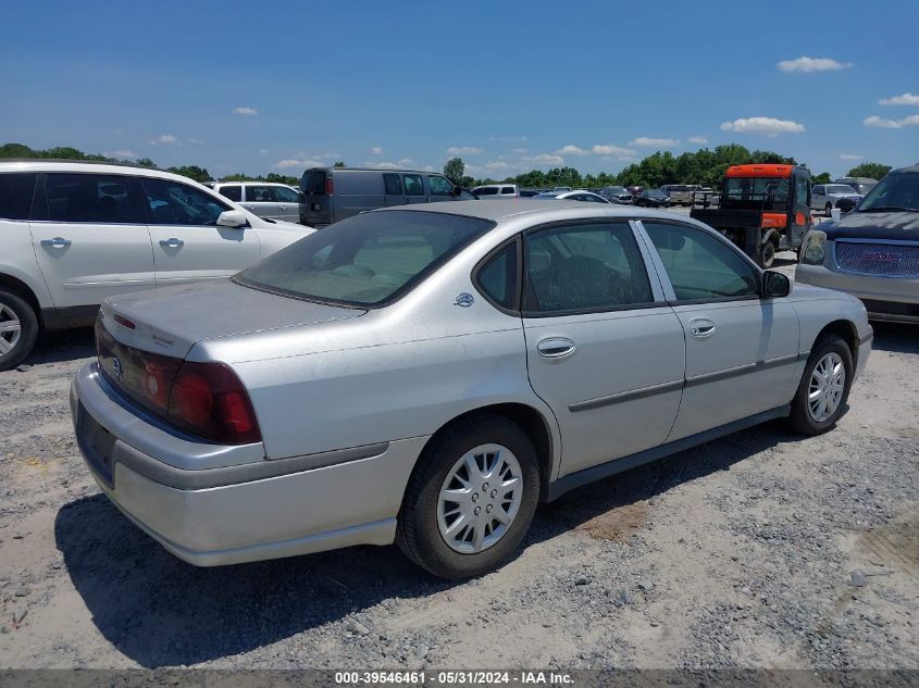 2001 Chevrolet Impala VIN: 2G1WF52E319331556 Lot: 39546461