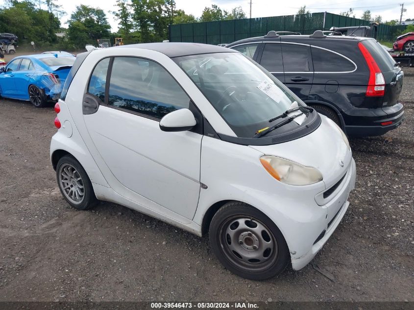 2011 Smart Fortwo Passion/Pure VIN: WMEEJ3BA5BK468972 Lot: 39546473