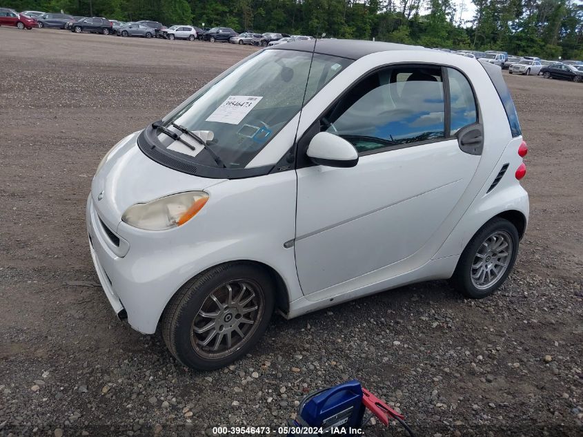 2011 Smart Fortwo Passion/Pure VIN: WMEEJ3BA5BK468972 Lot: 39546473