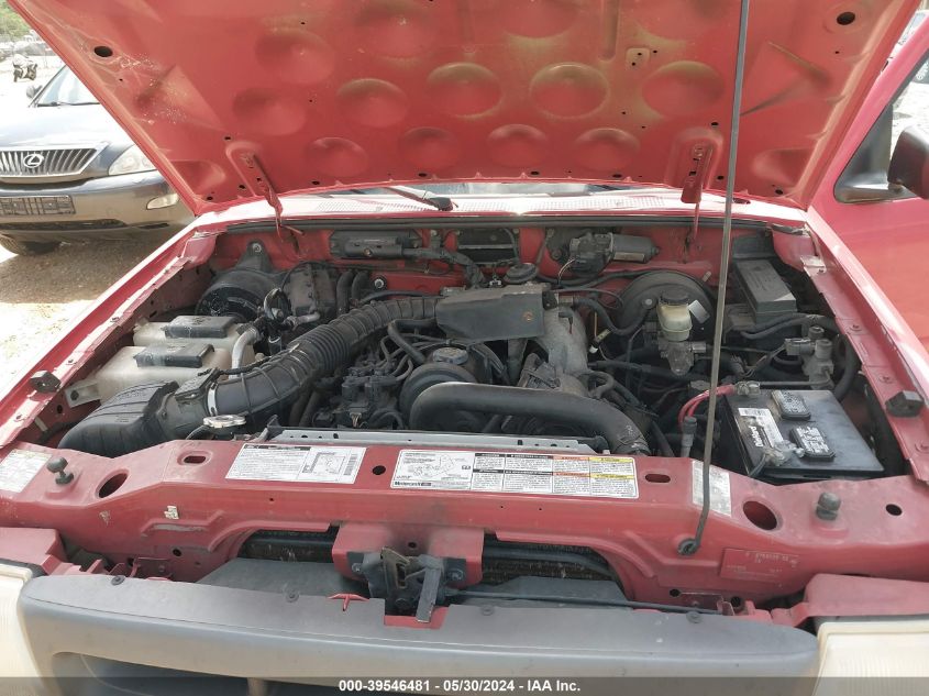 2000 Ford Ranger Xl/Xlt VIN: 1FTYR10C3YPA09786 Lot: 39546481