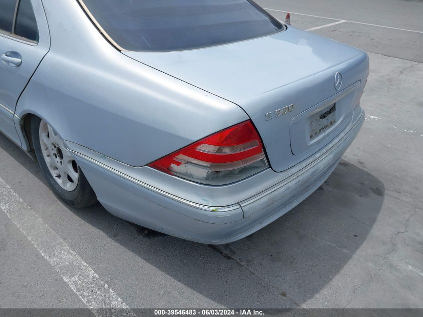 2000 Mercedes-Benz S 500 VIN: WDBNG75J3YA044476 Lot: 39546483