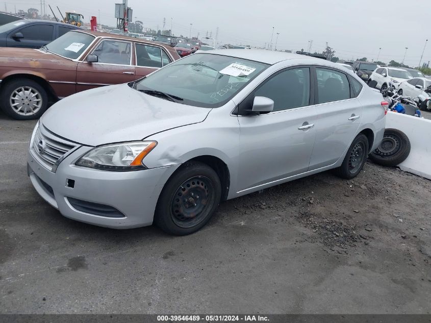 2014 Nissan Sentra Sv VIN: 3N1AB7AP7EL657409 Lot: 39546489