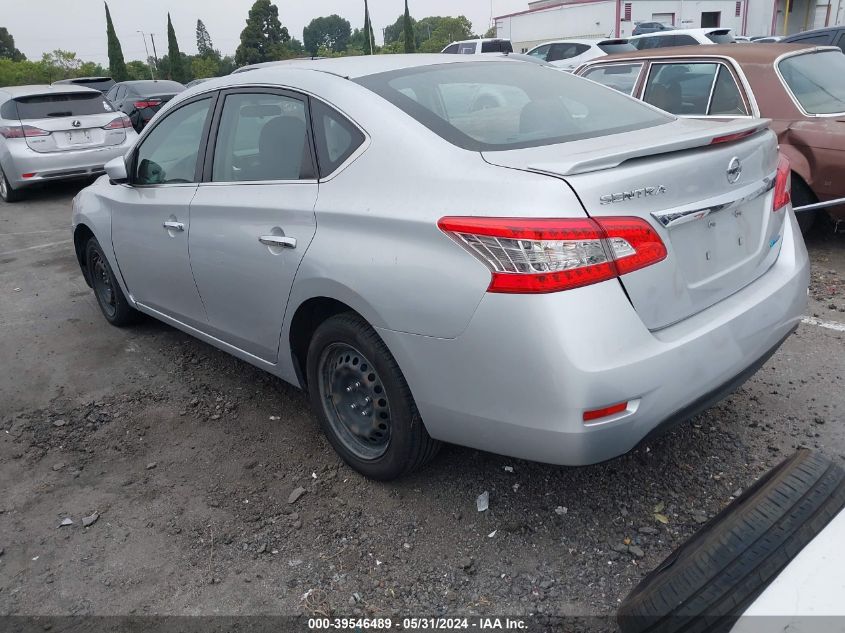 2014 Nissan Sentra Sv VIN: 3N1AB7AP7EL657409 Lot: 39546489