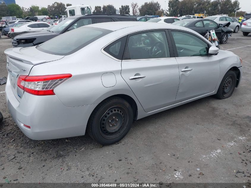 2014 Nissan Sentra Sv VIN: 3N1AB7AP7EL657409 Lot: 39546489