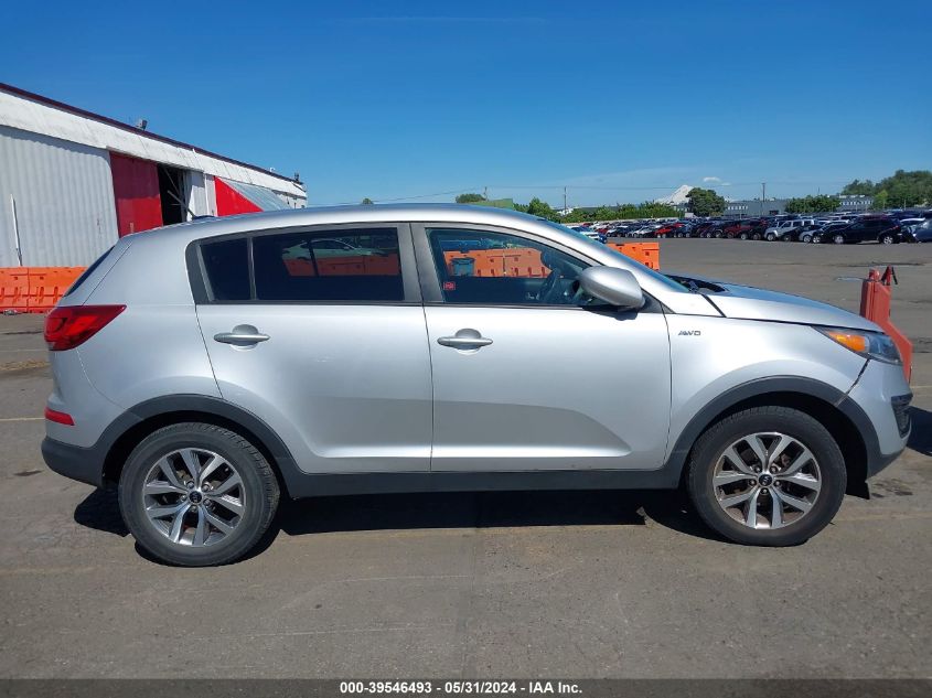 2016 Kia Sportage Lx VIN: KNDPBCACXG7875588 Lot: 39546493